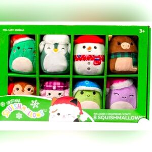 Squishmallows 4-inch Ornament Plush 8-pack Assorted